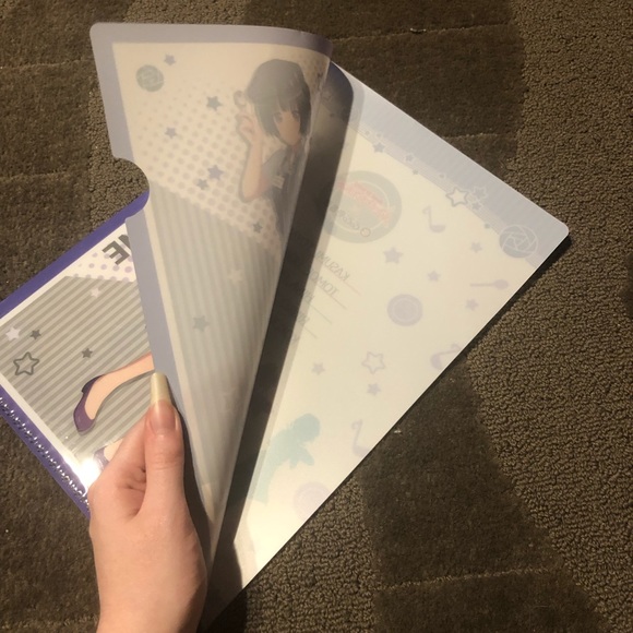 Rinko Shirokane - BanG Dream! Idol Anime - Clear / Plastic File Folder / Holder - Picture 3 of 8